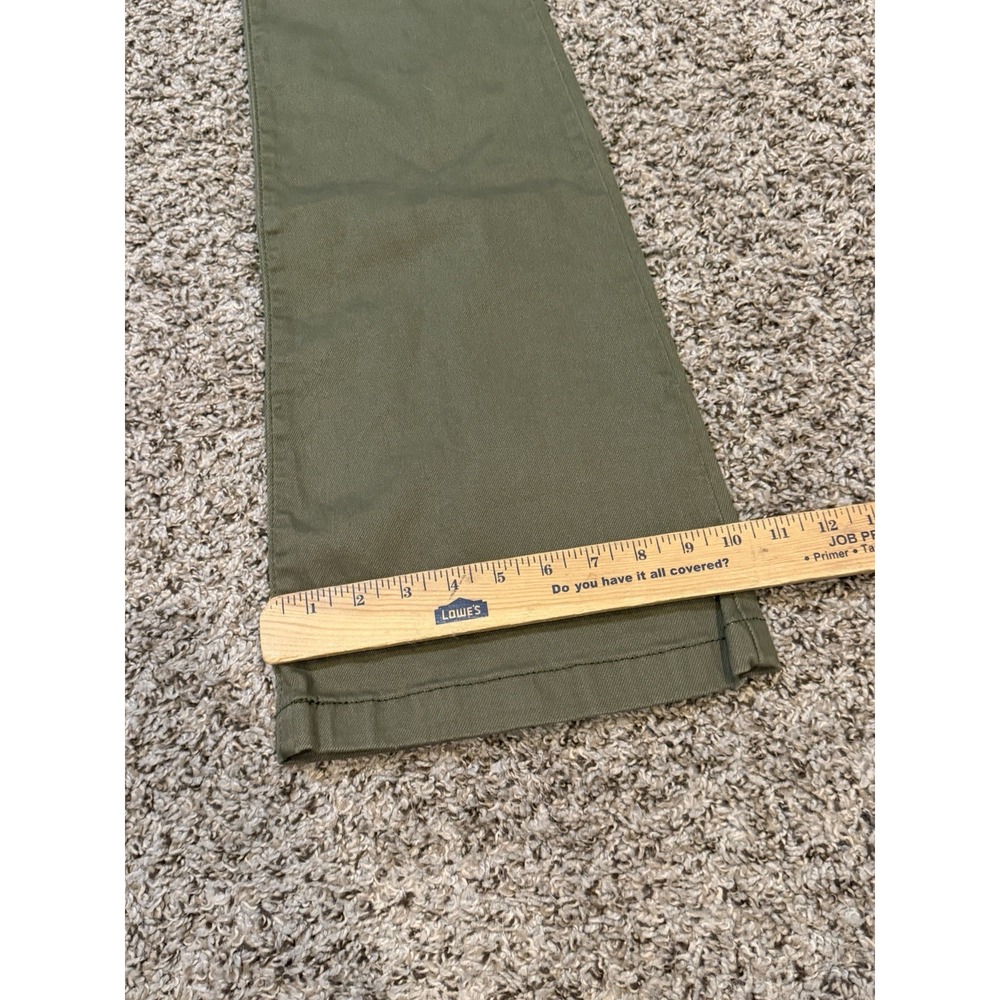 Women's Levi's Super Low Flare Pants Size 24x34 Green NWT Western Y2K look - Picture 7 of 8
